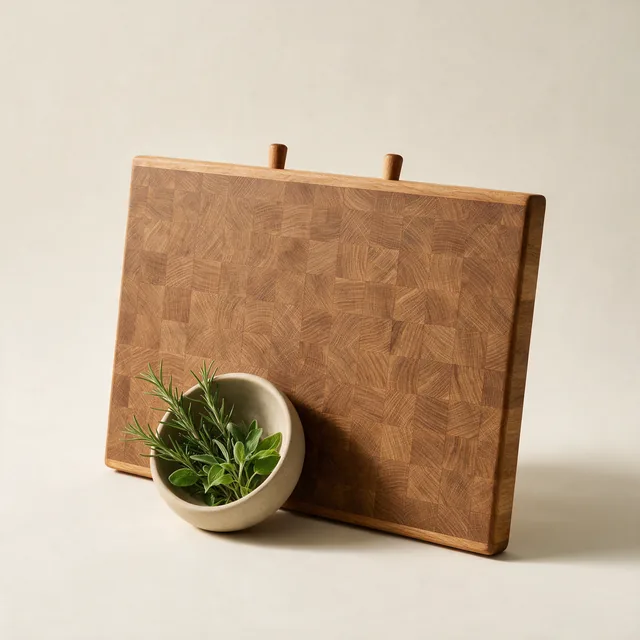 A end grain cutting board large