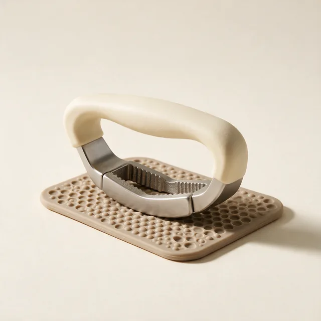 A wide-handled easy-grip jar opener on a silicone grip pad